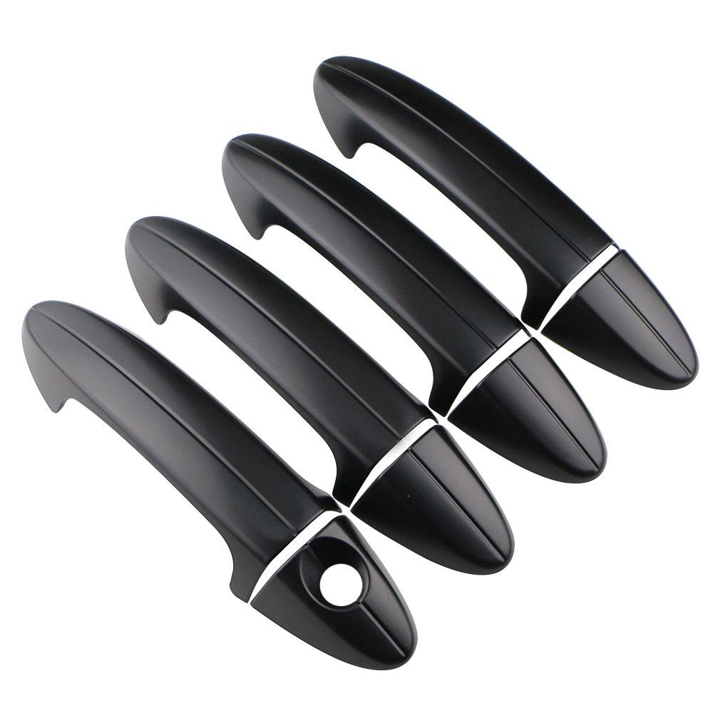 ABS Chrome Exterior Door Bowl Protector Cover Outer Door Handle Covers Sticker for Ford Ecosport 2018 2019 2020 Accessiores