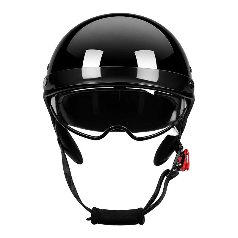 Wholesale High Quality ABS Material Motorcycle Helmets Half Face Helmets Cycling Motorcycle Helmet Detachable Cotton Lining