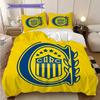 Rosario Central Pattern Bedding Quilt Set Quilt Cover Pillowcase Home Decoration Birthday Gift (1 * duvet cover + 2 * pillowcase, without core)