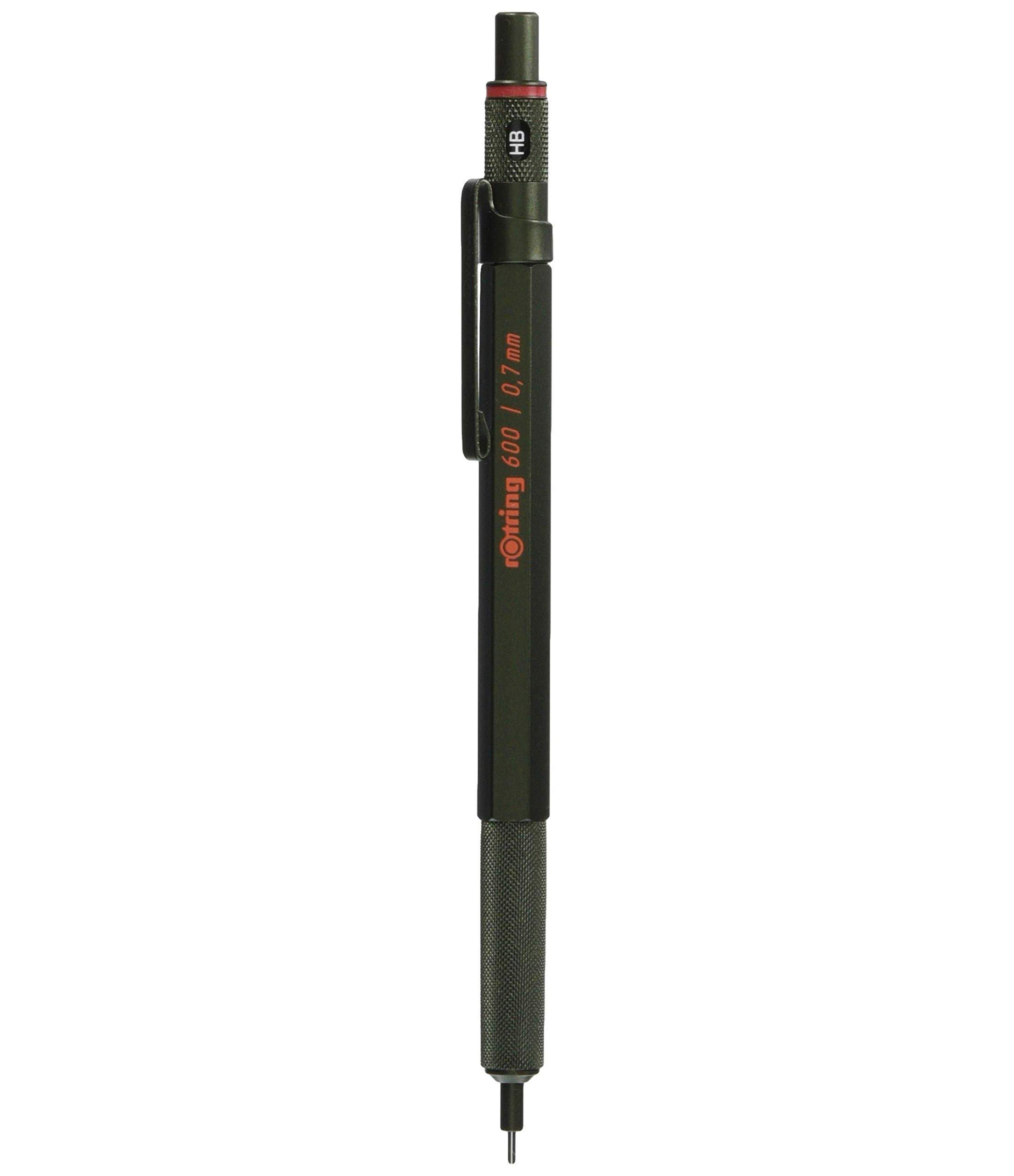 

Rotring 600 Камуфляжно-зеленый Механический Этот премиальный пишущий инструмент изготовлен в Германии и идеально подходит для черчения и профессионального Карандаш, 0,7 мм,