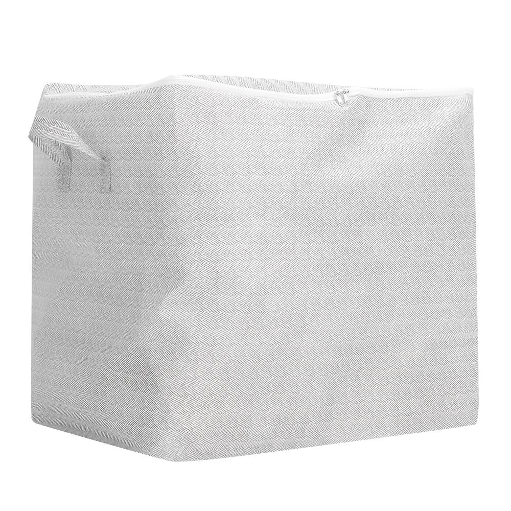 Large-Capacity Clothes Storage Bag With Handle Wardrobe Sorting Storage Bucket  for Travel