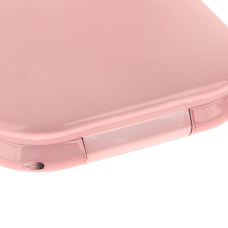 Rosa Leere Magnetverschluss Kosmetikpalette Quadrat Lidschatten Rouge DIY Make-up Box Rouge High Gloss Lippenstift Abfüllbox