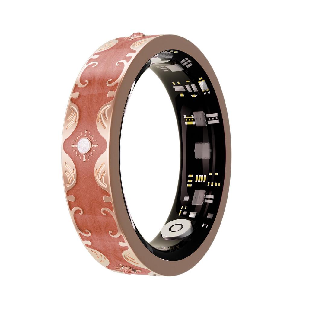 V10 Smart Ring: Heart Rate & Blood Oxygen Monitor, Sleep & Sports Tracker, Waterproof Enamel Design