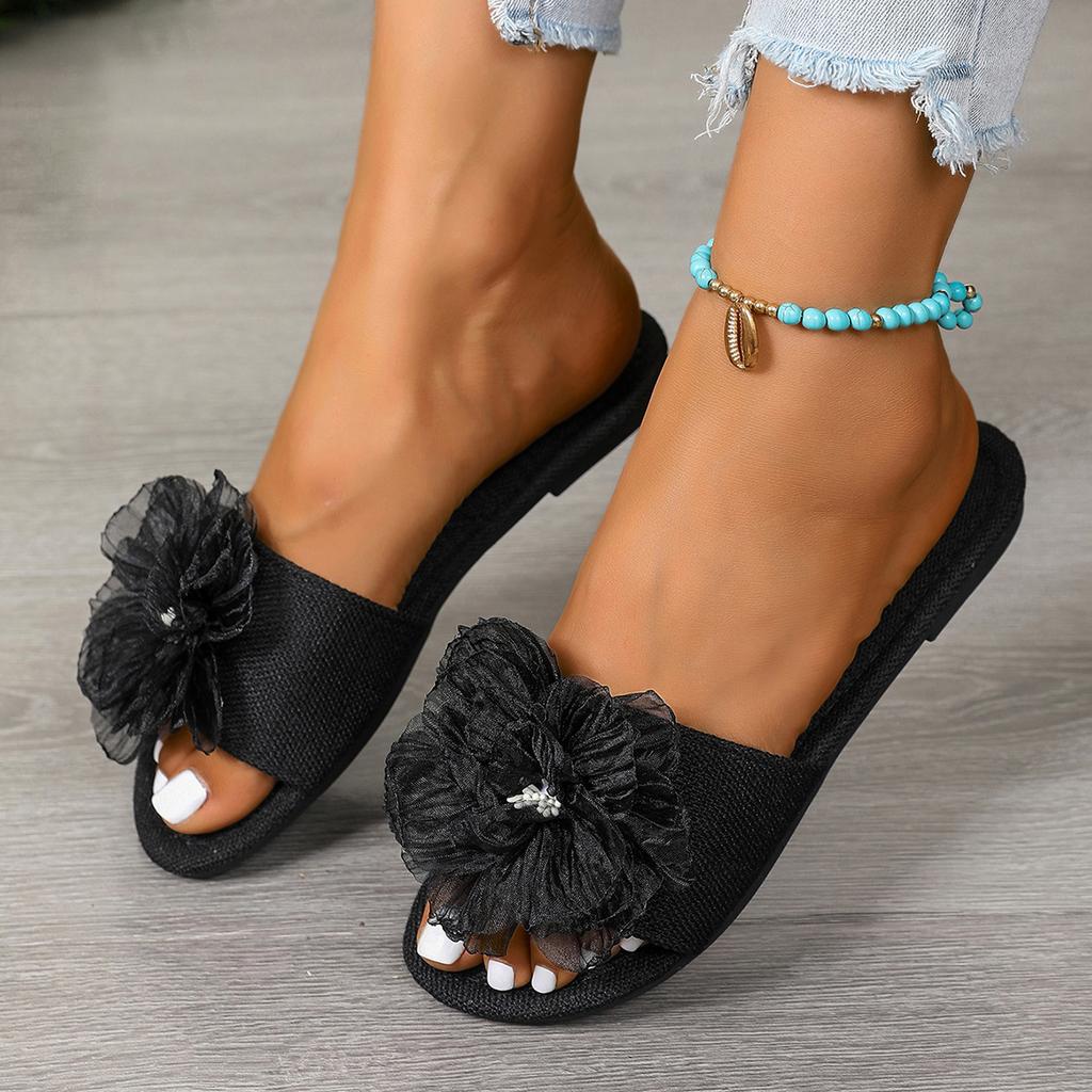 High Heeled Sandals For Women Beach Women's Non Slip Flip Flops Round Toe Beach Holiday Shoes Cloud Cushion Slides