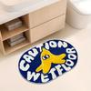 Cartoon Banana Bathroom Mat Non-Slip Absorbent Floor Rug for Bathroom Living Room Entrance