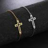 Cazador Hollow Cross Hand Bracelet Stainless Steel Gold Color Supernatural Charm Bracelet Jewelry 2026 Party Birthday Gift New