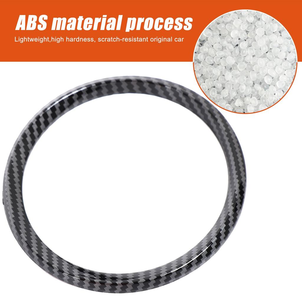 Carbon Fiber ABS trument Panel Decorative Ring Trim For Porsche Macan