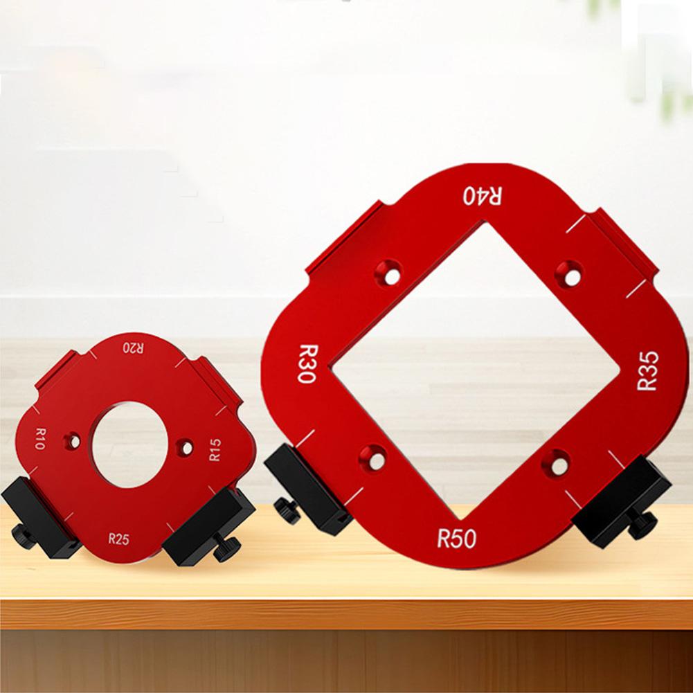 Arcs Angle Positioning Template Aluminum Alloy R-angle Arc Mold Multi-Function DIY Cutting Template for Woodworking Projects
