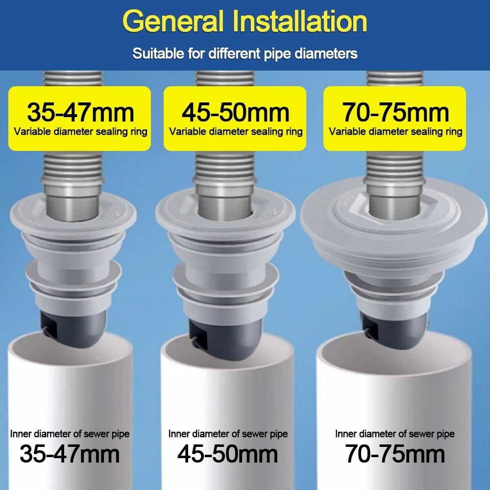 Silicone Washbasin Floor Drain Core Sealing Ring Floor Drain Connector Sewer Pipe Strainer Plug