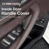 2025 Chaud 2PCS Poignée de tirage intérieure de porte de voiture Panneau de tirage Garnitures de protection Accessoires Auto Convient Pour BMW Série 5 G30 G38 2018-2023 Auto Acc