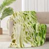 Food Vegetables Meat Pattern Flannel Throw Blanket for Sofa Couch Chair Bed Decor Lightweight Soft Warm Gifts for Teens and Kids