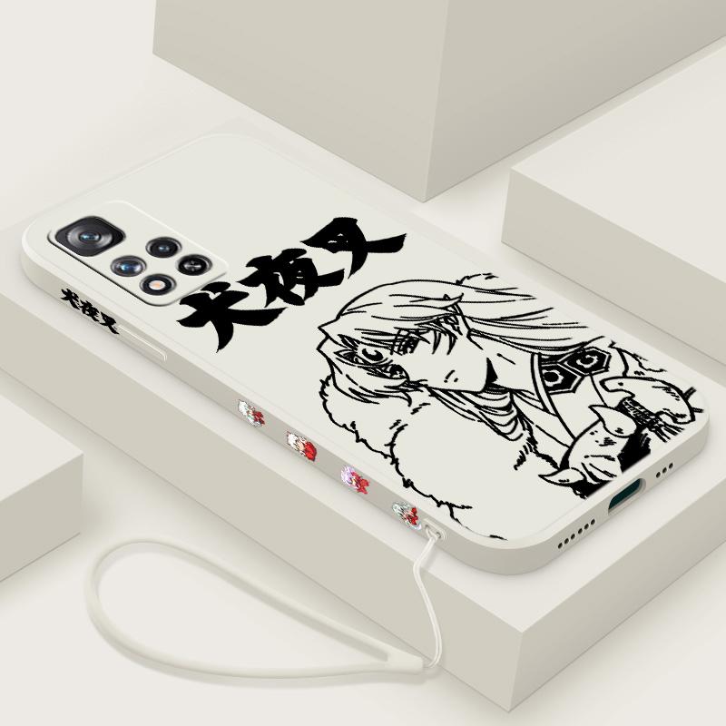 Inuyasha Anime Niedlich Für Xiaomi Redmi Note 12 11T 11S 11E 10S 10T 10 9S 9T 8 Pro Plus Lite Flüssig Links Seil Handyhülle