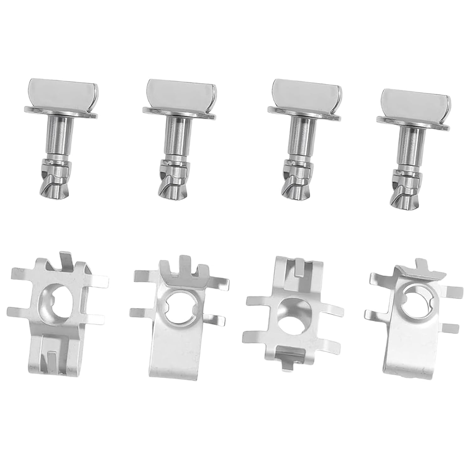 bb5z-00817-a 4 Pair Engine Cover Fasteners, Protective Thumb Screws with Bolts Retainers Fit for Ford F150 Edge Explorer Substitute W716006-S439