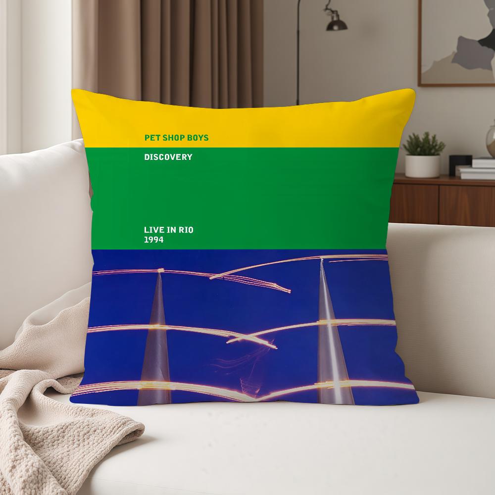 Band P-pet Shop B-boys Pillow Case Suitable For Bedrooms Living Rooms Cars Home Decoration