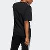 Adidas Originals Trefoil Sticker Print Casual Sport Crew Neck Short Sleeve T-Shirt Men Tops Black HL4113