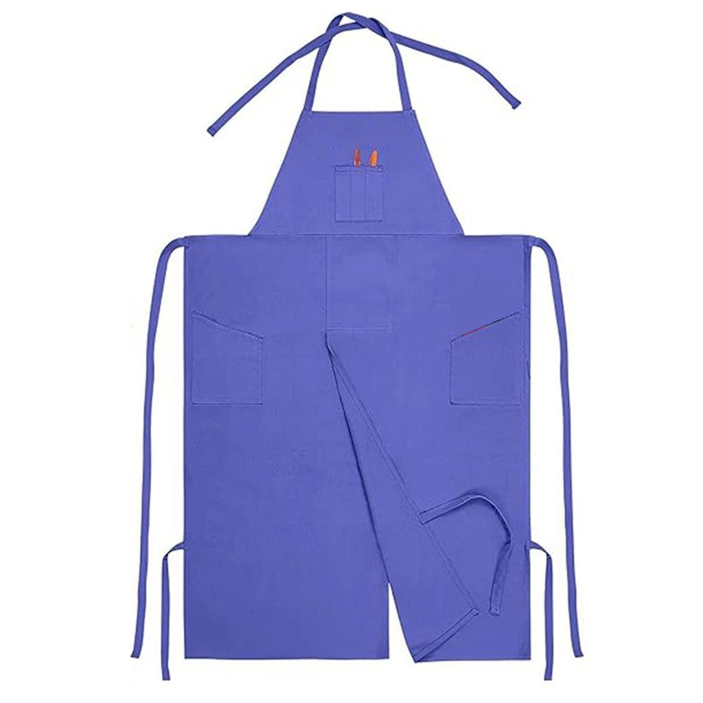 2026 New Full Coverage Pottery Apron Split Leg Cotton Canvas Potter’s & Ceramics Aprons with Pockets for Women & Men