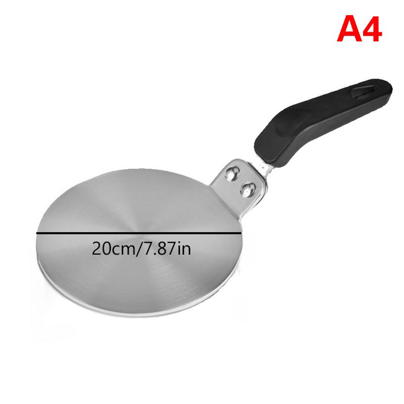 Griff Wärmeleitplatte Adapter für Induktionskochfeld Wärme Küche Edelstahl Wärmetauscher Hitzeverteilerplatte Konverter