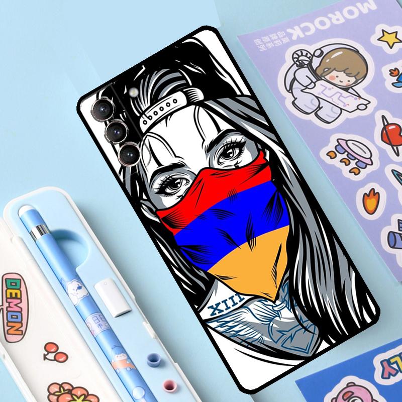 

Чехол с армянским флагом для Samsung Galaxy S23 S22 S21 Ultra S20 FE S9 S10 Note 10 Plus Note 20 Ultra Full Cover Galaxy S10