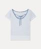 MIXXO Back Ribbon Point Short Sleeve Knit_Miwkag623T
