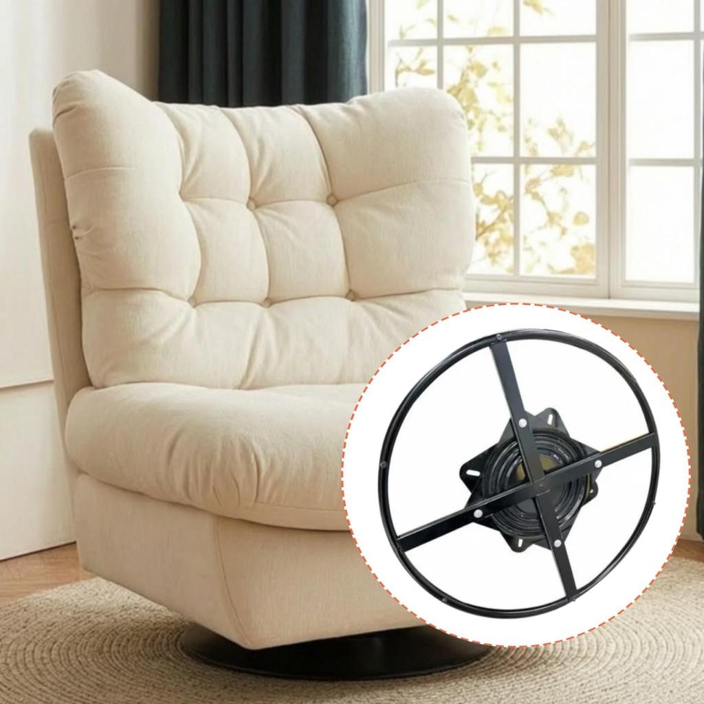 Furniture Swivel Base with Steel Loop Frame Smooth Rotation Turntable