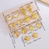 Earrings French Light Luxury Love Earrings 1111 Simple Temperament Heart Stud Earrings Titanium Steel Earrings