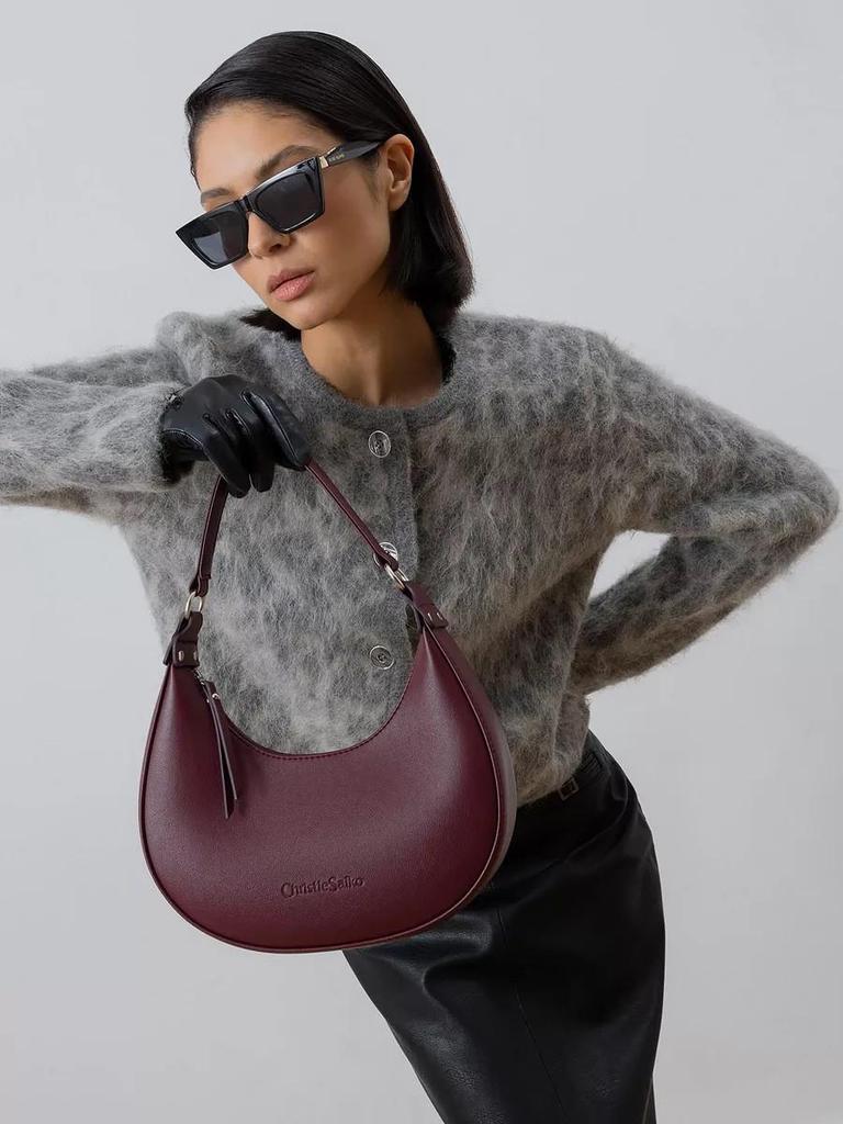 Borsa a tracolla da donna a mezza luna 2025: Alla moda, Lussuoso, Di alta gamma e Spazioso