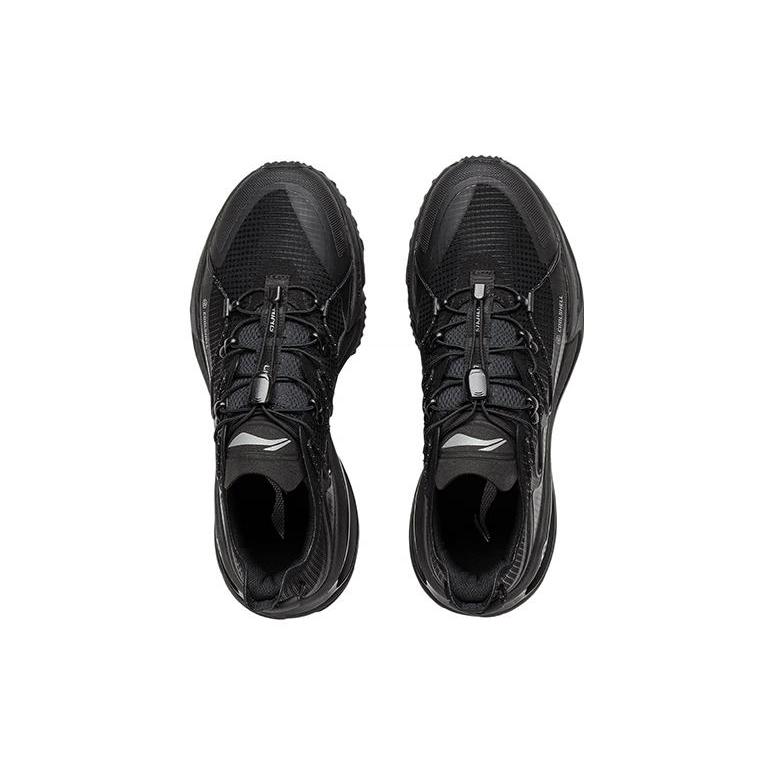 New LiNing Yijie Durable Breathable Low Top Running Shoes Black ARDT011-5