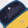 Multi-Layer Contrast Color Pencil Bag Aesthetic Wide Mouth Pencil Case Stationery Organizer Pouch with Handle