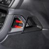 For Ford Ranger -2025 ABS Carbon Car Console Gear Shift Both Side Cover Trim