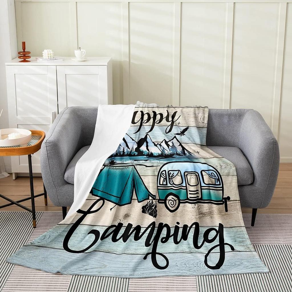 Dog Side My Side Throw Blanket Funny Pet Lover Design for Living Room Decor Gift for DogOwner Gift for Her 70x100
