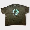Linkin Park Band T- Shirt Mens 2XL Black Marbled Graphic Print Short Sleeve Tee