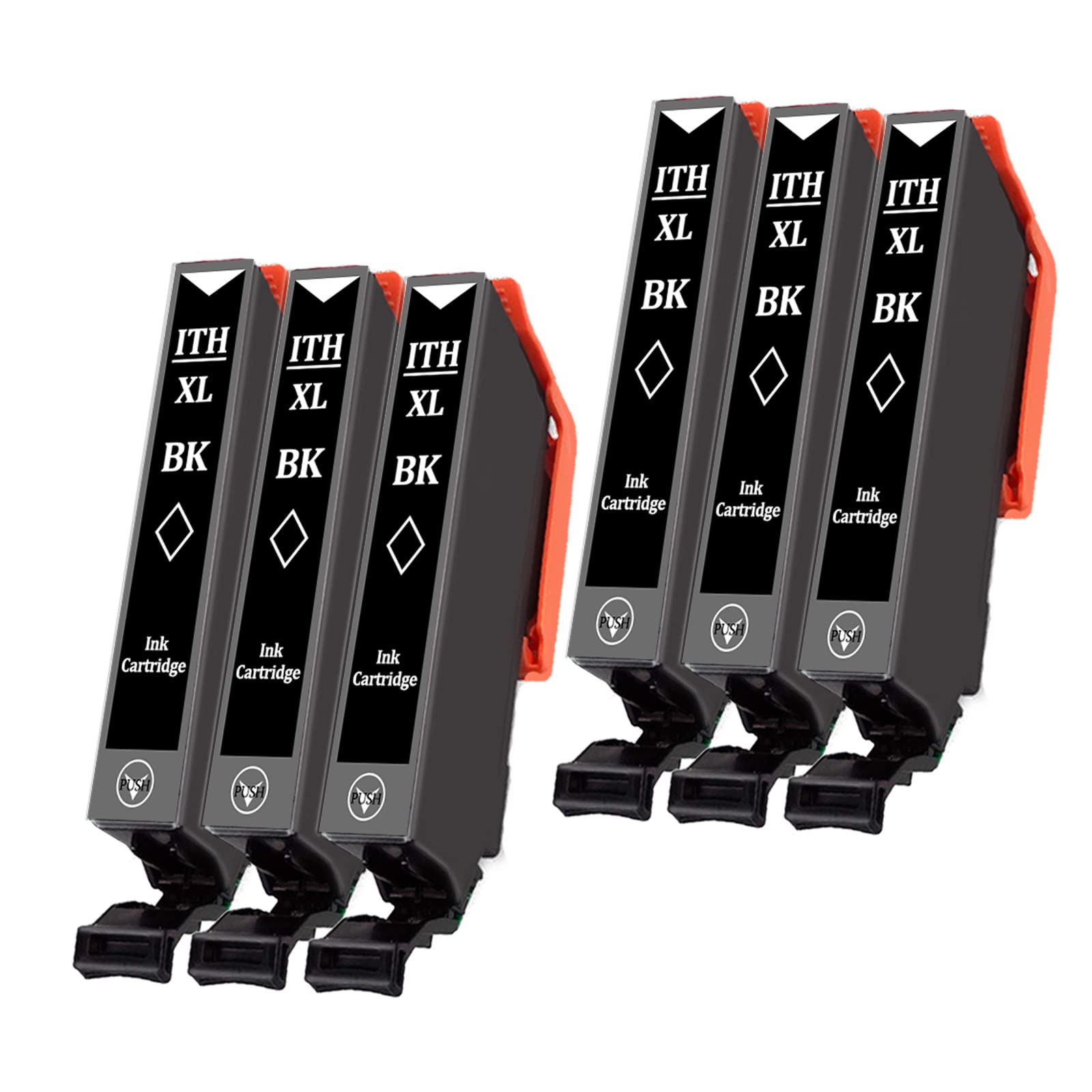 

Epson ITH BK 6 Black Ink Cartridge Ginkgo Ink Amount Compatible [Compatible Ink/Large Capacity/Remaining Display/Individual Packaging] Models