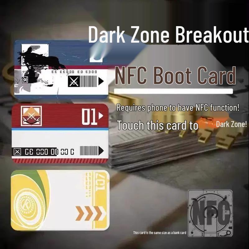 

Стартовый набор для прорыва в Темную зону: 2 желтые карточки NFC для новых игроков Android Red Card + TV Station Starter Card