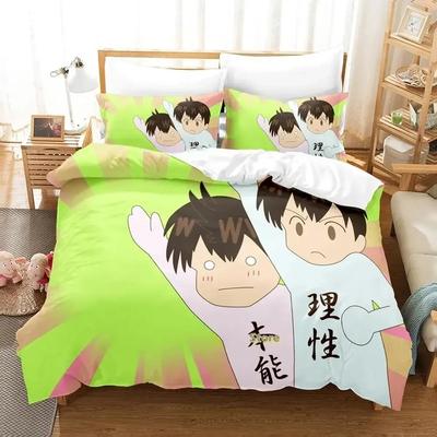 Comfortable Anime Print Duvet Cover Set With Duvet Cover And Pillowcases Single Twin Full Queen King Sizes For Adults And Kids