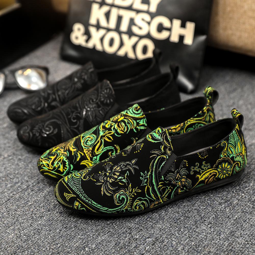 Single Shoes Men's Casual Shoes Men's Shoes Suede Casual Shoes Men's Flat Shoes Men's Driving Shoes