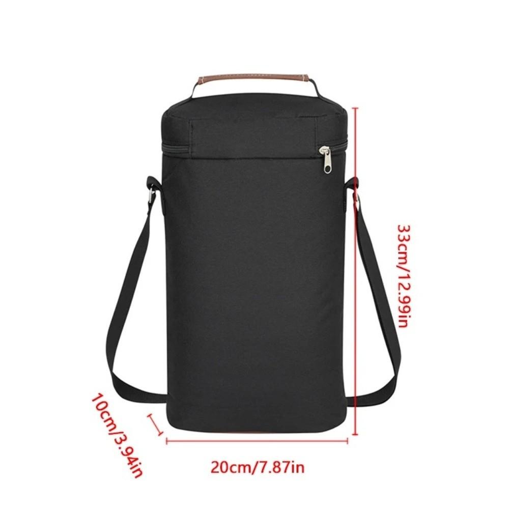 Borsa termica per bottiglie di vino da due bottiglie 7L Borsa portabottiglie di birra Borsa portaoggetti per bottiglie di vino Picnic