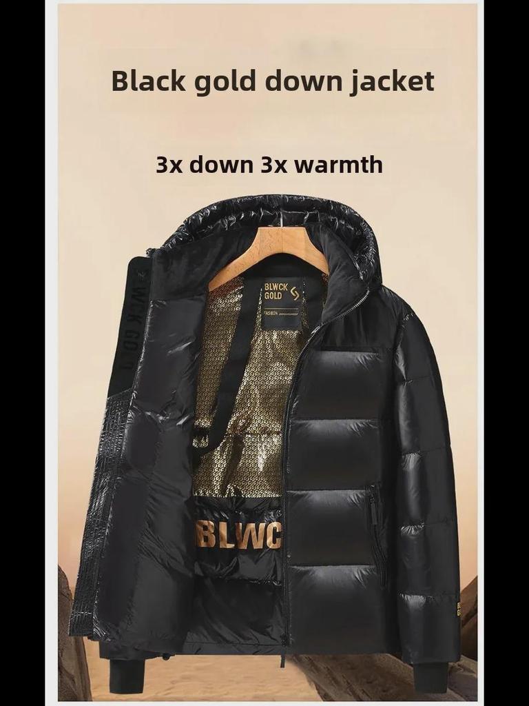 Men's Winter Duck Down Short Jacket: Thick, Warm, and Fashionable for Couples