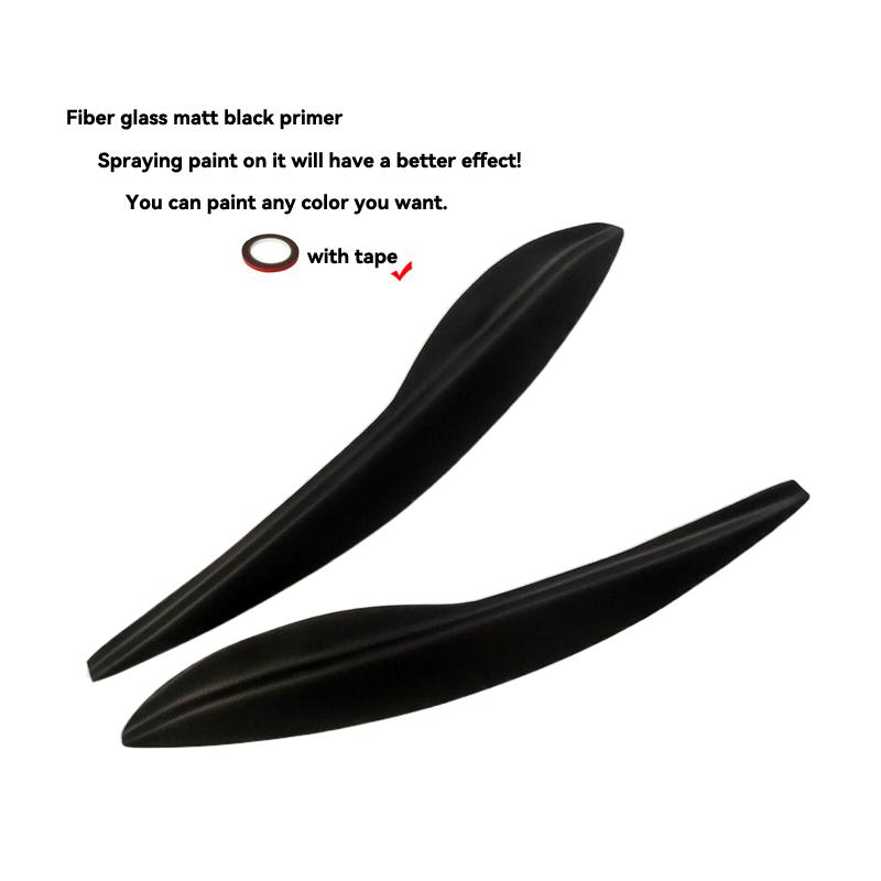 Carbon Fiber Car Headlight Eyelid Cover