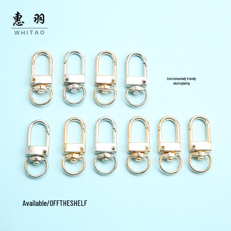 Versilbertes Metall Druckgusslegierung Türschnalle Schlüsselanhänger - Handtaschenzubehör