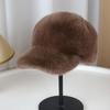 Cappellino Snapback Unisex in Pelliccia Sintetica - Ispessito e Soffice per l'Inverno