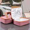 Bolsa Bento de Gran Capacidad Doble Asa Forro de Papel de Aluminio Bolsa Térmica Aislada para Almuerzo para Estudiantes Suministros de Camping