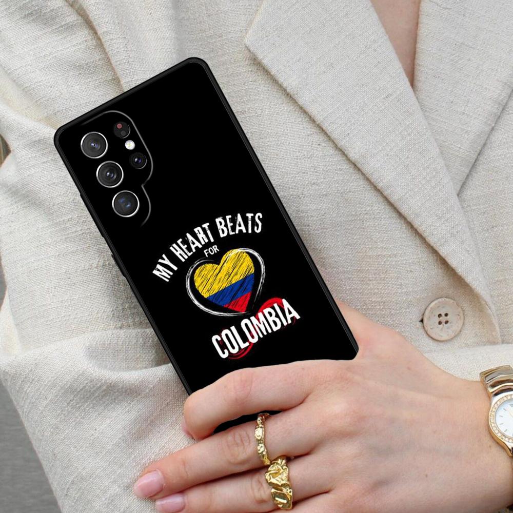 Colombia Flag SOFT Cell Phone Case for Samsung Galaxy S26 Ultra S25 S24 S23 S22 S21 S20 Note10 Cover