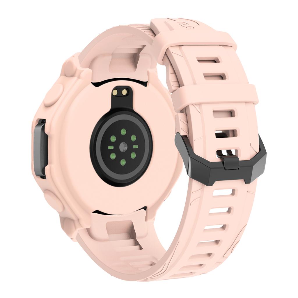 Pro Huami Amazfit T-Rex 3 Řemínek a Pouzdro na hodinky stejné barvy Jednobarevný nastavitelný náramek + Ozdoba pouzdra