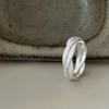 Trendy Geometric Striped Adjustable Ring for Women - Stylish, Versatile, and Personalized
