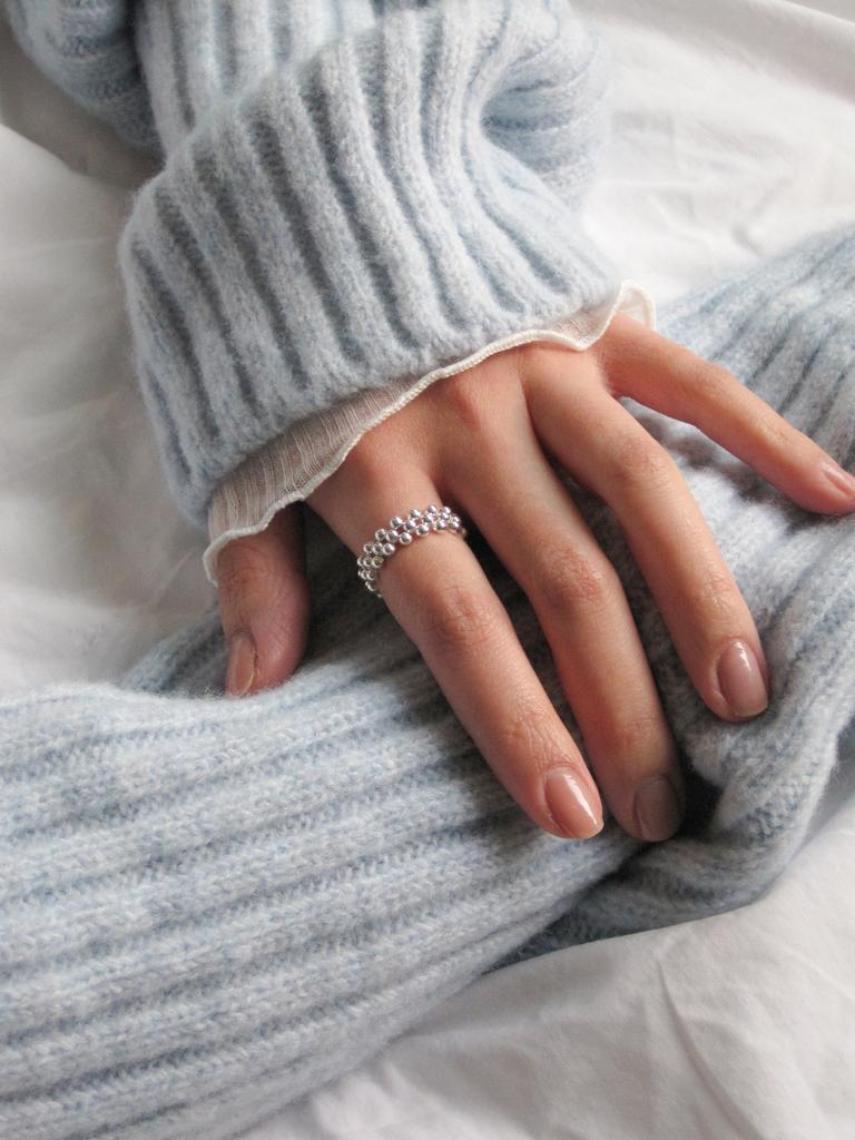 Dungeureon Tiny Beads Ring (Silver)