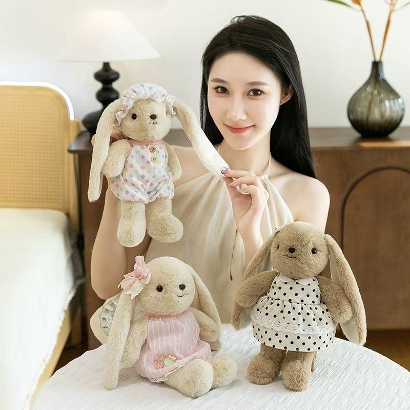 Jucărie de pluș Annie Iepuraș Kawaii Adorabil Pufoasă Animal de pluș Iepuraș Pernă de îmbrățișat