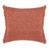 Cushion Cover + Fringes "Anta" + Filling Cushion "Anouk" South Wind - Anta Tabacco - Cushion Cover 45 X 45 Cm