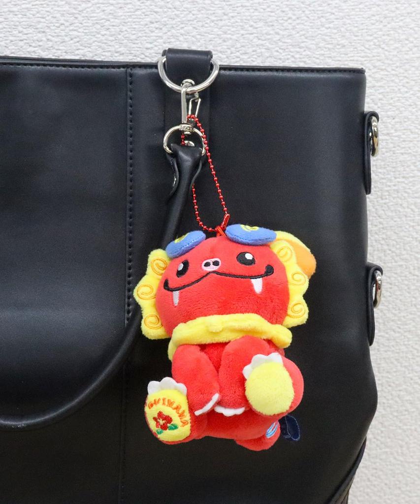 Take Off Okinawa Series Shisa Ball Chain Red