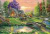 [Made In Japan] Beverly 1000-Piece Jigsaw Puzzle: The Cottage That Spinned Happiness (49 X 72 Cm) 31-527, Yellow-Green