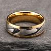 8MM Damaststahlring für Herren Eheringe Verlobungsringe Modeschmuck Geschenke für Ihn